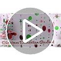 JijAcraft 52ft Christmas Glitter Star Garland – Green & Red Hanging Banner