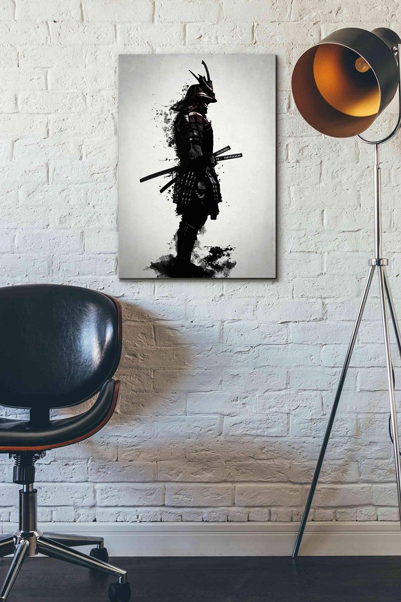 Cortesi Home 'Armored Samurai' by Nicklas Gustafsson, Canvas Wall Art, 18"x26"