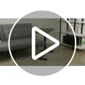 VIVO Black Over Couch Laptop Table 32 x 16 inch with Height Adjustment