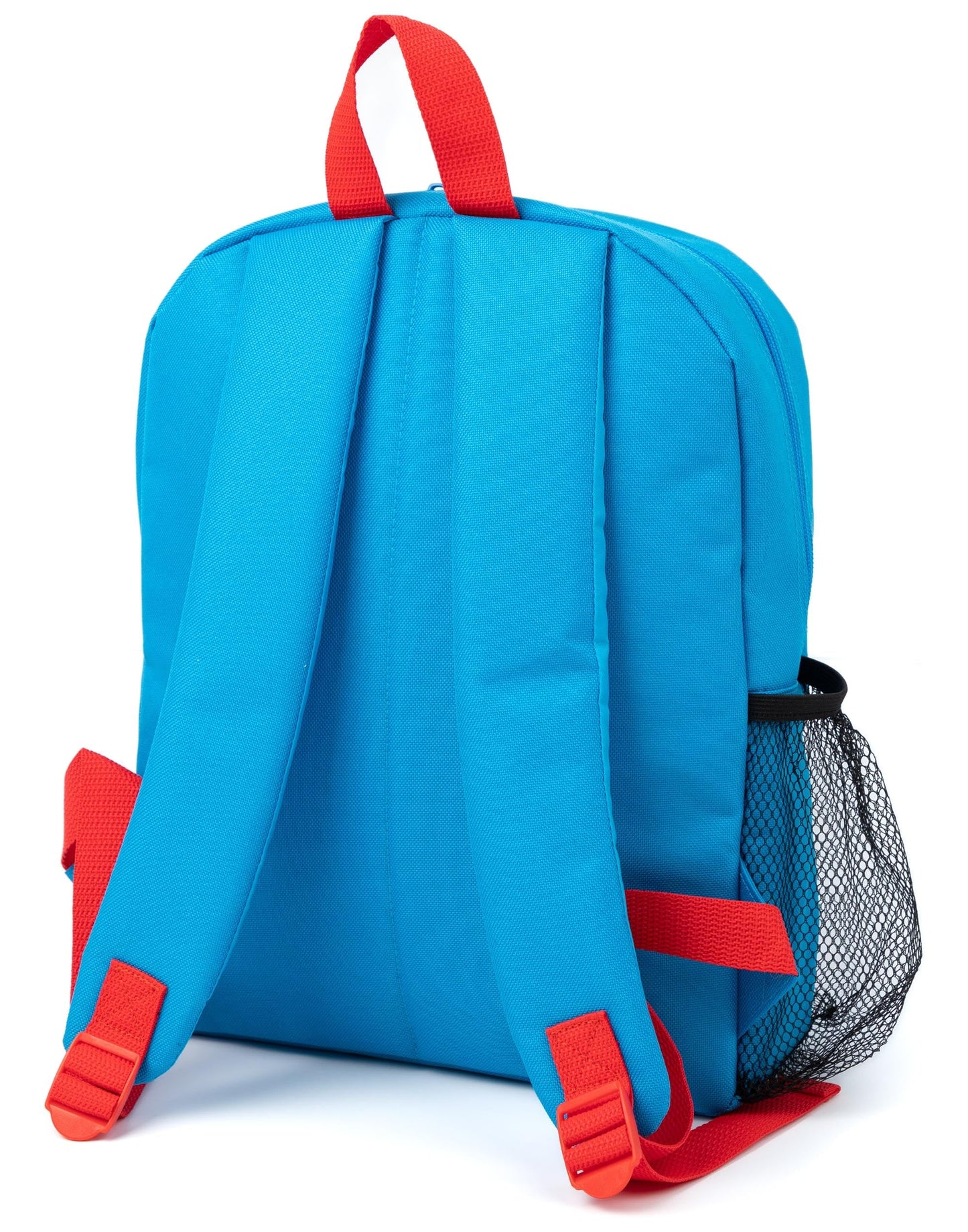 Sonic The Hedgehog Boys Backpack Set | Kids 4 Piece Blue Rucksack Set with School Bag, Pencil Case, Lunch Bag & Water Bottle | Sonic Gamer Complete Matching Bundle | Back to School Gifts for Children,