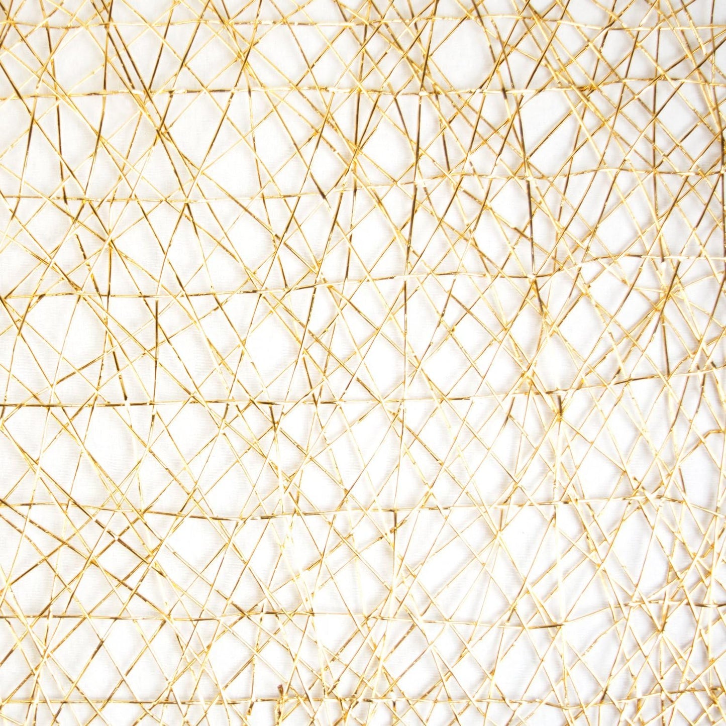 Gold Woven Paper Table Runner - 14x72 for Holiday & Event Décor | DII