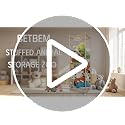 Wooden Stuffed Animal Storage Zoo with Wheels - 64 Inch Large Toy Organizer
