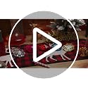Syhood Silver Acrylic Christmas Ornament Set 3.9-6.5 Inch Holiday Decor