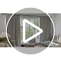 IVAPUPU Natural Linen Blend Blackout Curtains Pack of 2, 40W x 108L, Pinch Pleat, Darkening for Bedroom & Living Room
