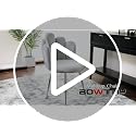 BOWTHY White Velvet Vanity Chair for Makeup Room - Midcentury Modern Accent with Metal Legs