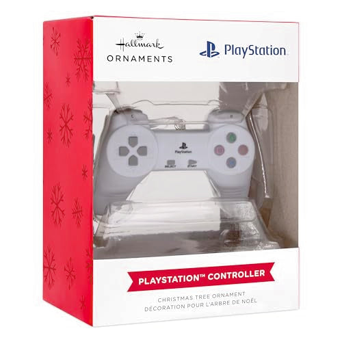 Hallmark Sony PlayStation Video Game Controller Christmas Ornament - Retro Gaming Decor