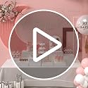 Acrylic Buffet Risers Set - 8, 9, 10 Inch Nesting Food Display Stands with Hollow Bottoms - 2 Sets