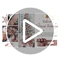 Rose Gold Velvet Wired Ribbon 1.5 Inch x 10 Yards for Gift Wrapping & Holiday Decor