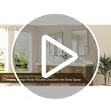 TETOTE 36 x 24 Inch Brushed Nickel Bathroom Mirror with Beveled Edge, Tempered Glass, Shatterproof Frame