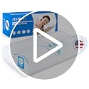 Queen Size Cervical Neck Pillow for Pain Relief Adjustable Memory Foam Bed Pillow