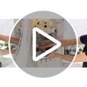 Suction Cup Shower Caddy Rectangle 3 Pack - No Drilling Bathroom Organizer with Towel Bar & Hooks