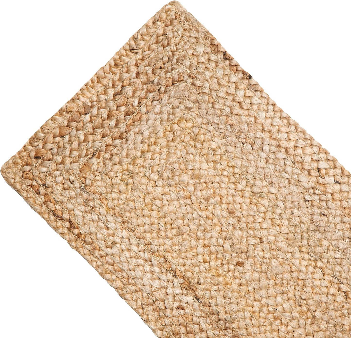 Jute Braided Table Runner - Rustic Farmhouse Style for Thanksgiving & Christmas - 13 x 36 inches