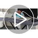 Full Size Ironing Board - Extra-Wide 47x16 Inches, Solid Variation