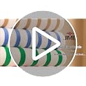 JML Microfiber Beach Towels Set 6 Pack 27" x 55" Cabana Stripe Blue - Quick Dry & Absorbent