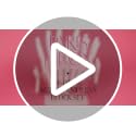 Pink Paris Hilton 16-Piece Knife Block Set with Fan Style Acrylic Organizer & Stainless Steel Blades