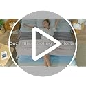 Dark Blue Queen Size Cooling Comforter - Breathable Lightweight Summer Blanket for Hot Sleepers