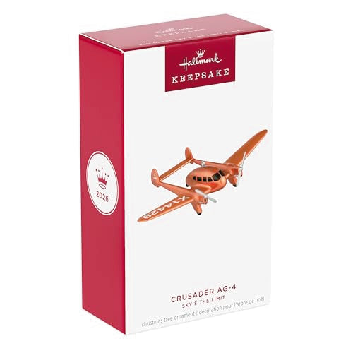Sky's the Limit Crusader AG-4 Christmas Ornament 2026 Hallmark Keepsake Aviation Series