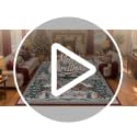 Olacotta Red 3x5 Christmas Indoor Rug with Vintage Village Design, Washable Entryway Mat