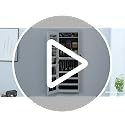 White 42.5-Inch Wall-Mounted Jewelry Cabinet Armoire with Mirror & Lockable Storage