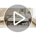 Allewie Twin Bed Frame with Storage - 14 Inch Metal Bed Frame Black - Stable & Easy Assembly