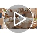 OIASKET 4-Pack Natural Cotton Rope Storage Baskets for Toys Clothes & More, Brown, 13''Lx9''Wx7.8''H