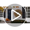 32-Inch Fall Artificial Eucalyptus Wreath with Seeds for Front Door Decor - Variation of THIS listing