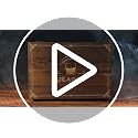 Walnut Old Fashioned Whiskey Smoker Kit with Wooden Gift Box - Premium Bar Accessory