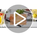 Empune Black BPA-Free Plastic Cutting Board Set with Juice Grooves, Handles, Extra Large, Dishwasher Safe, 4-Piece Kitchen Chopping Boards