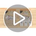 4-Pack Clear Acrylic Food Bag Storage Organizer for Kitchen Drawers