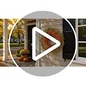 32" Large Artificial Eucalyptus Silk Flower Wreath for Outdoor(Fall