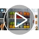 Hudgan 8 Pack Stackable Freezer & Pantry Organizer Bins 2XL+3L+3M