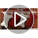 Dog Christmas Stocking, Knit White Stocking for Dogs, Bone Shape