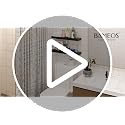 40-Inch Black Floating Wall Shelves Set of 2 - Extra-Wide Display Shelves with Invisible Brackets, Modern MDF Design, Versatile for Home & Office