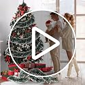 Green & White 60ft Christmas Tinsel Garland for Tree - Yunniviva, Glitter Wire Decor