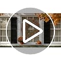 32-Inch Large Fake Eucalyptus Fall Wreath for Front Door Decor - Orange Green