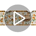 Artoid Mode 13x120 Inch Orange Wildflowers Leaves Summer Table Runner for Dining & Party Decor
