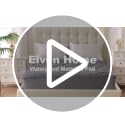 Elven Home King Size Waterproof Cooling Mattress Topper Grey 78x80 Fitted