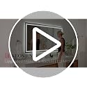 Keonjinn 22 x 32 Inch LED Bathroom Mirror with Backlit & Frontlit, Tempered Glass, Dimmable, Defogging, Wall Mount