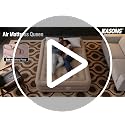 JEASONG Queen Air Mattress with Built-in Pump, 16-Inch Inflatable Bed with Flocked Surface for Camping & Home