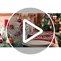 Demiuko Mini Christmas Tree with Ball Decoration, Tabletop Holiday Centerpiece