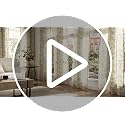 Charlotte Green Linen Floral Curtains - Farmhouse 50x84 Inches, Pack of 2