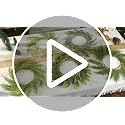 Christmas Placemat Set of 12 Artificial Norfolk Wreath Charger