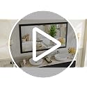 Briivue 40x30 Inch Black Metal Framed Bathroom Wall Mirror - Modern Beveled Design