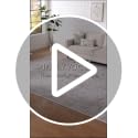 Beige 5x7 Area Rug with Floral Pattern - Washable Faux Cashmere Living Room Carpet - JOLLYVOGUE Variation