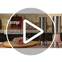 Rechargeable Electric Salt and Pepper Mill Set - Silver, 6 Coarseness Settings, Large Capacity
