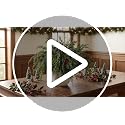 FOTEEWL 64 pcs 18-Inch Artificial Christmas Cedar Branches for Vase & Holiday Decor