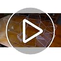 Clear Acrylic Risers Cube Stands Set of 6 - 3 to 8 Inch Square Display