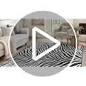 Zzzboro 5'x7' Plaid Tartan Washable Rug with Non-Slip Backing - Modern Home Decor