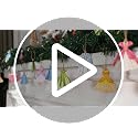 24 Pcs Princess Dress Wooden Ornaments for Christmas Tree Decorations