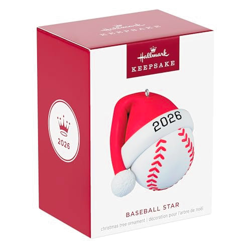 2026 Baseball Star Hallmark Keepsake Ornaments Christmas Tree Decor